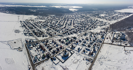 Image showing Ozhogino settlement in the suburb of Tyumen.Russia