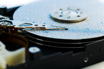 Image showing Opened hard drive