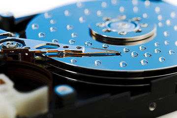 Image showing Opened hard drive