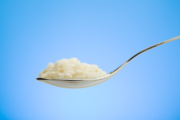 Image showing Rice on the spoon