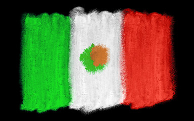 Image showing Mexico flag illustration