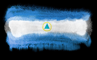 Image showing Nicaragua flag illustration