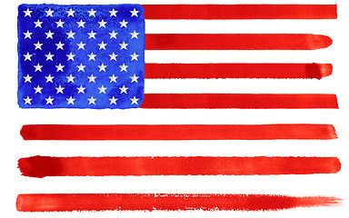 Image showing USA flag illustration