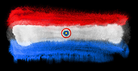 Image showing Paraguay flag illustration