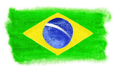 Image showing Brazil flag illustration