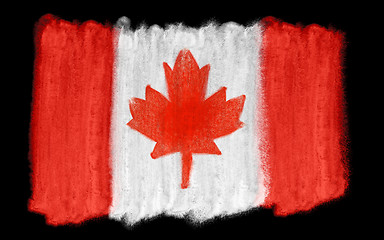 Image showing Canada flag illustration