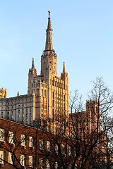 Image showing Stalin skyscraper on Kotelnicheskaya