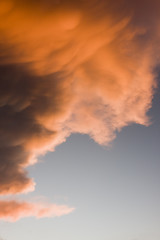 Image showing Orange cloud