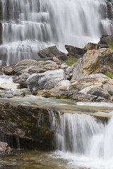 Image showing Waterfall in the mountains
