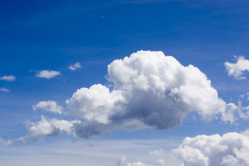 Image showing Clouds in a blue sky