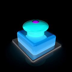 Image showing Emergency Button 3d icon