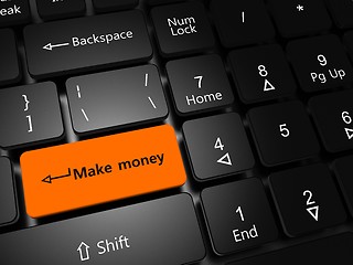 Image showing Make money