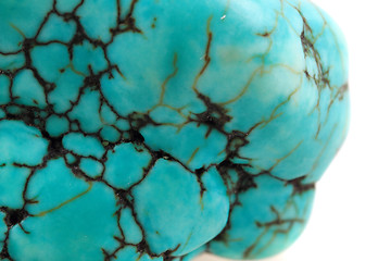 Image showing turquoise mineralbackgroun