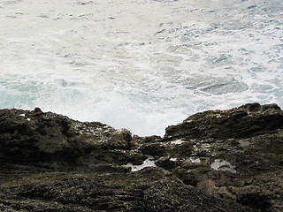 Image showing blue bulgarian sea