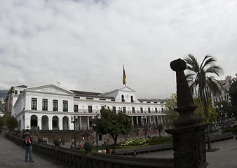 Image showing editorial presidential palace quito ecuador