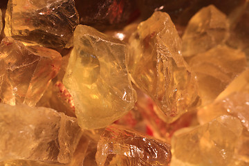 Image showing yellow citrin minerals texture
