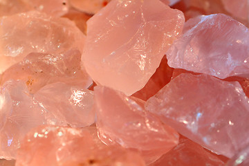 Image showing rose quartz mineral texture