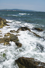 Image showing blue bulgarian sea