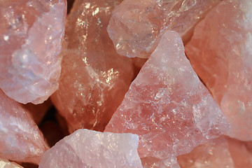 Image showing rose quartz mineral texture