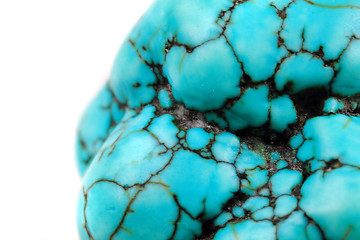 Image showing turquoise mineralbackgroun