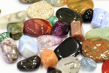 Image showing natural color gems background 