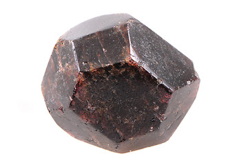 Image showing brown garnet mineral