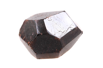 Image showing brown garnet mineral