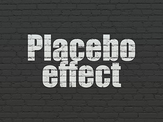Image showing Health concept: Placebo Effect on wall background