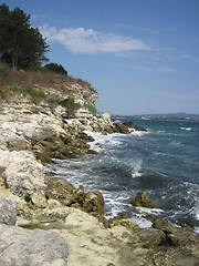 Image showing blue bulgarian sea