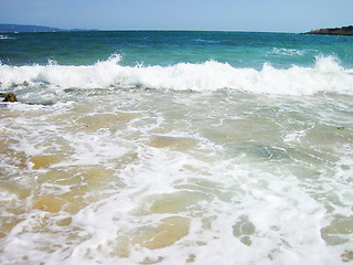 Image showing blue bulgarian sea