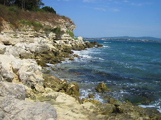 Image showing blue bulgarian sea