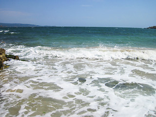 Image showing blue bulgarian sea