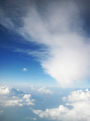 Image showing sky from airplane