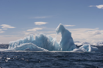 Image showing Icebergs in Antarctica