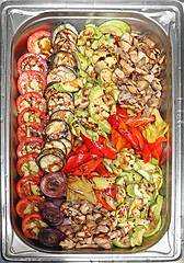 Image showing Grilled Vegetables Salad