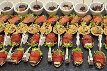 Image showing Canapes