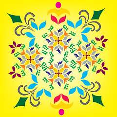 Image showing Decorative colorful pattern