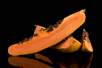 Image showing Fresh and tasty papaya