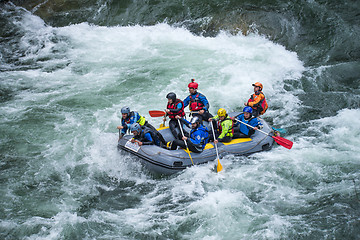 Image showing Grey raft team