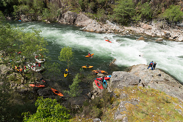 Image showing Athletes gathering