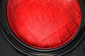 Image showing stop red light