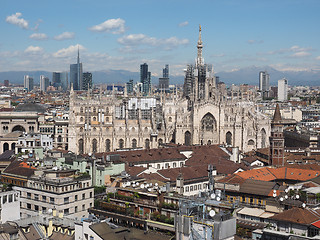 Image showing Duomo di Milano Cathedral in Milan