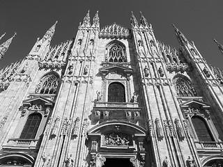 Image showing Duomo di Milano Cathedral in Milan