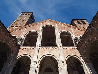 Image showing Sant Ambrogio church in Milan