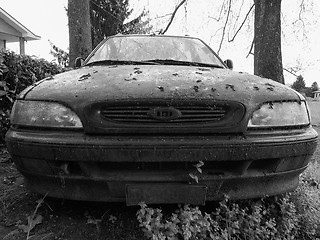 Image showing Abandoned car vehicle