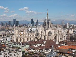 Image showing Duomo di Milano Cathedral in Milan