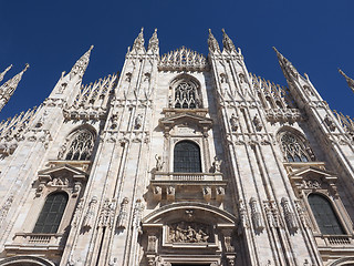 Image showing Duomo di Milano Cathedral in Milan