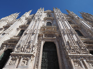 Image showing Duomo di Milano Cathedral in Milan