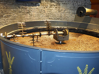 Image showing grain stirring machine whisky distillery Dublin Ireland