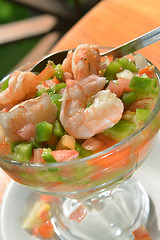 Image showing shrimp ceviche authentic photographed  Big Corn Island Nicaragua